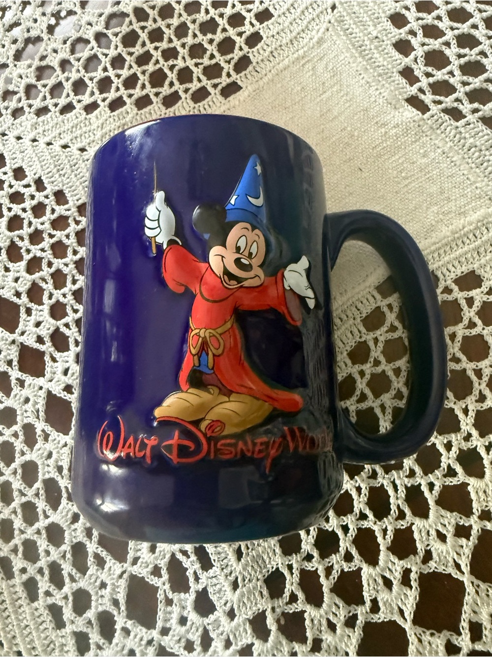 Disney Navy Sorcerer Mickey Ceramic Mug